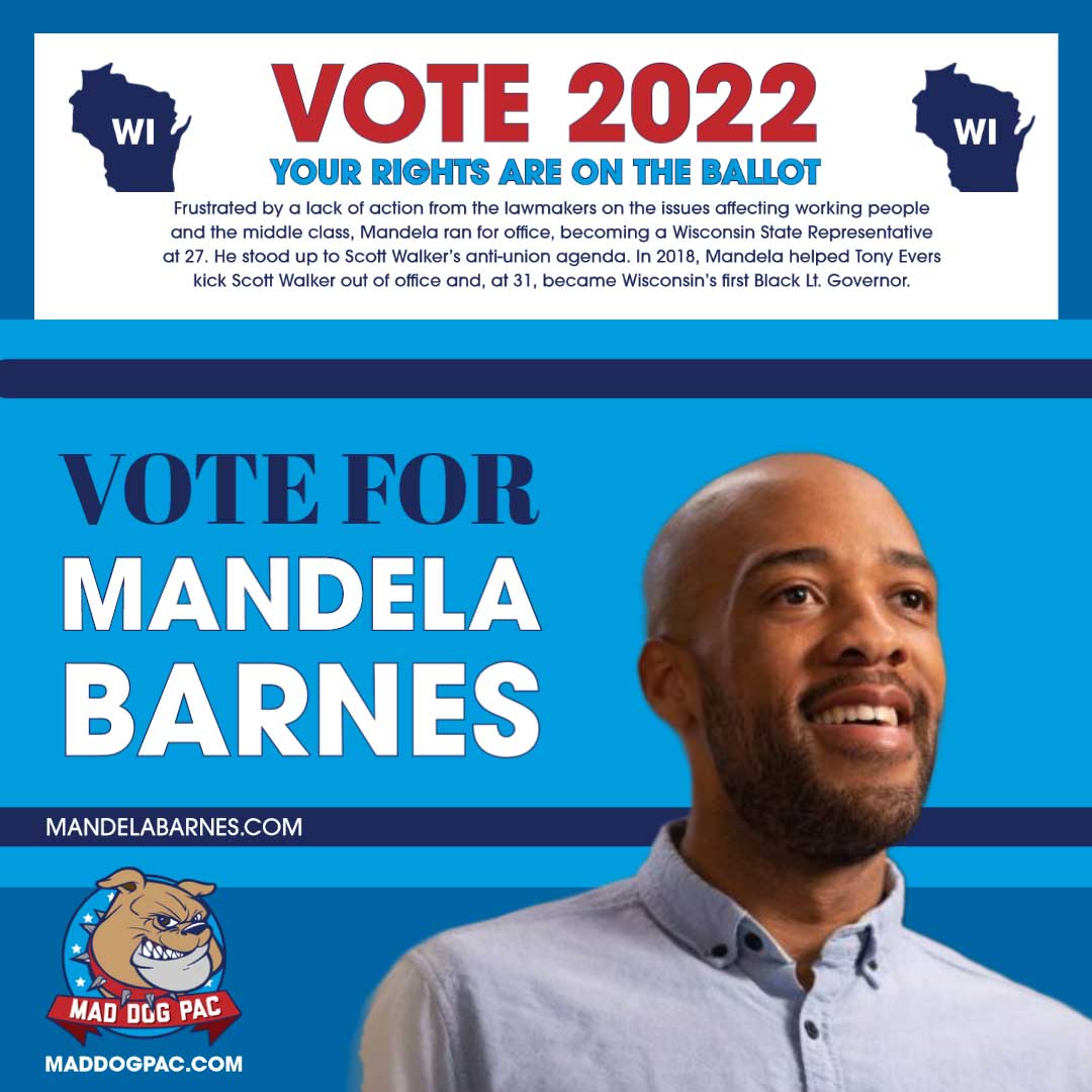 maddogpac's tweet photo. Let's send #RedRon back to Russia. Send Mandela to the Senate and #VOTEBLUE! https://t.co/fzKEiNGiEb