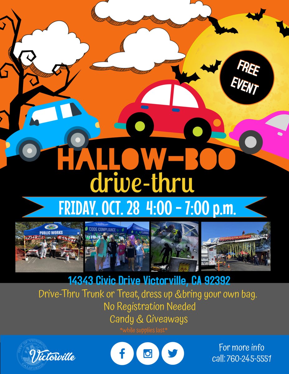 City of Victorville on Twitter "Don’t about our HallowBoo