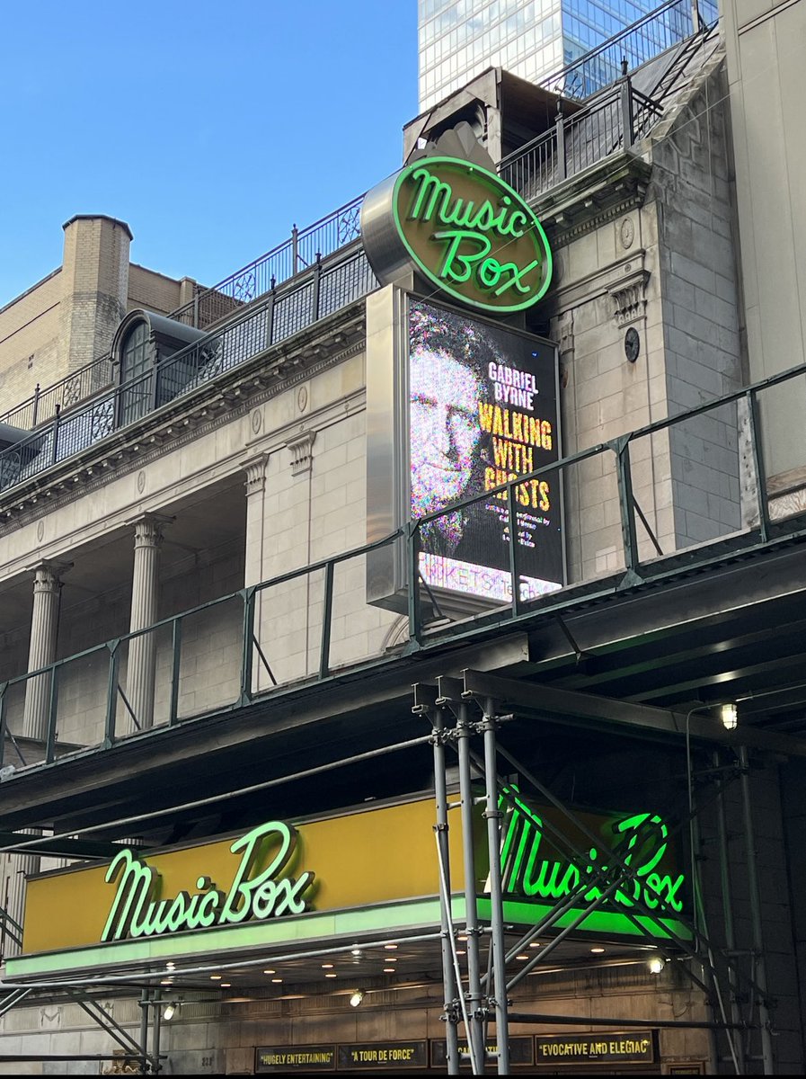 2️⃣ SHOWS OPENING NIGHT! @Takemeoutbway at Gerald Schoenfield Theatre & Walking With Ghosts at Music Box Theatre in #TimesSquare 🎟🎭 #broadway #walkingwithghosts #takemeout #takemeoutbway #NYCBroadwayWeek #ItsTimeForNYC