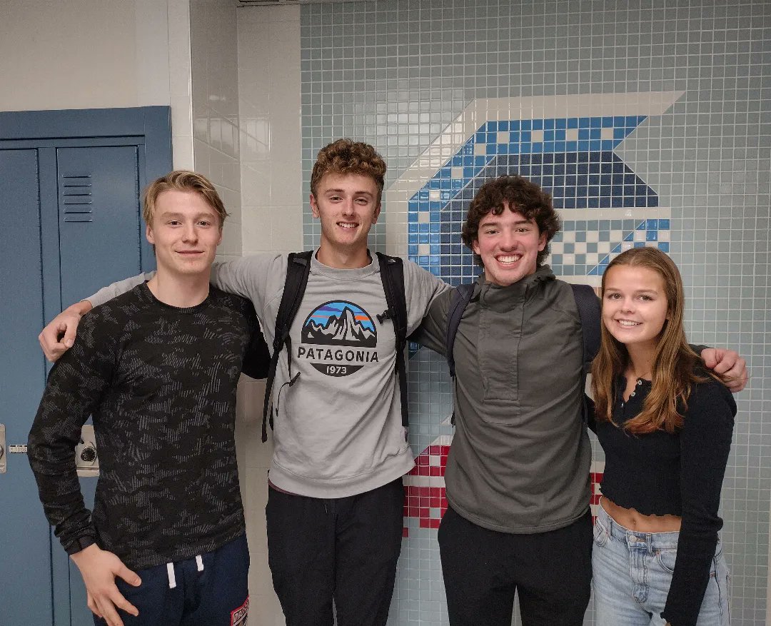 OronoUnified's tweet photo. THANK YOU Annabelle, Bradley, Brock, Charlie, Kayla, Nora, Riley, and Stella for speaking to MS students about leadership

❤️💙

“Courage. Kindness. Friendship. Character. These are the qualities that define us as human beings, and propel us, on occasion, to greatness.” ~ Wonder https://t.co/7pIpfIFaqq