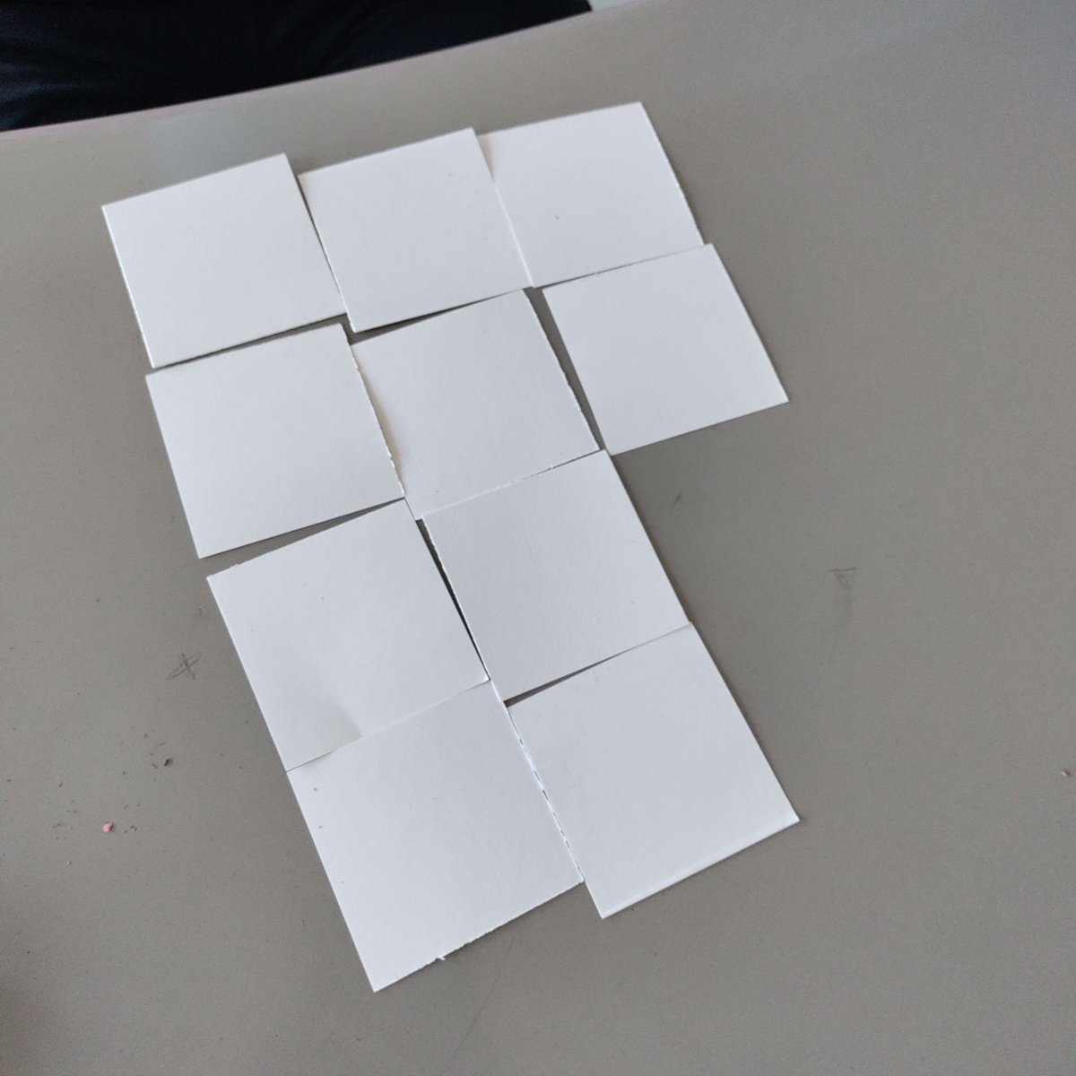 KDuttonMath's tweet image. Perimeter Challenge: Use the square cards to make a perimeter of 16. One group found this mysterious occurrance --they kept adding cards but the perimeter didn't change! 

Can you explain the mystery as well as a different student did?