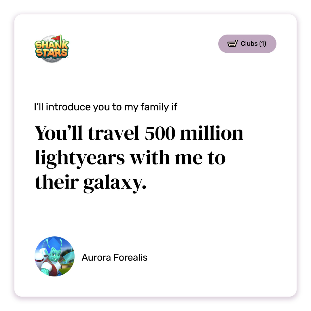shankstarsgame's tweet photo. NASA could take a few pointers from Aurora Forealis ๐๐
#shankstars #mobilegaming #golfgame #mobilegolf https://t.co/P7VLhJz7TN