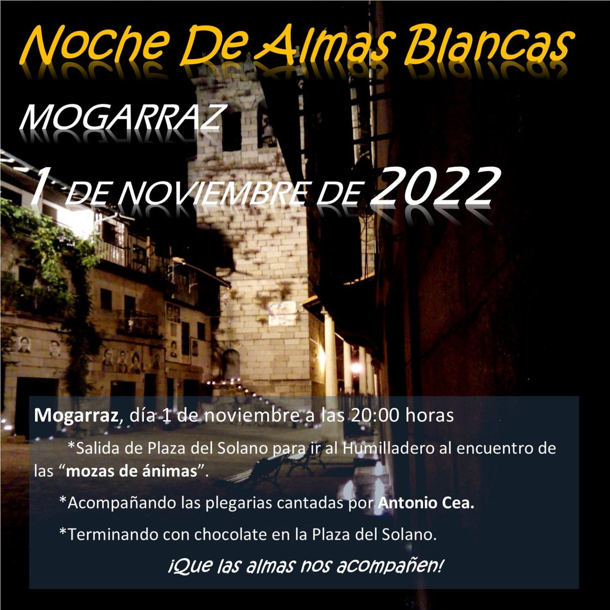 mogarraz_ayto's tweet photo. Noche de Almas Blancas en #Mogarraz https://t.co/Z5ulkNIaoC