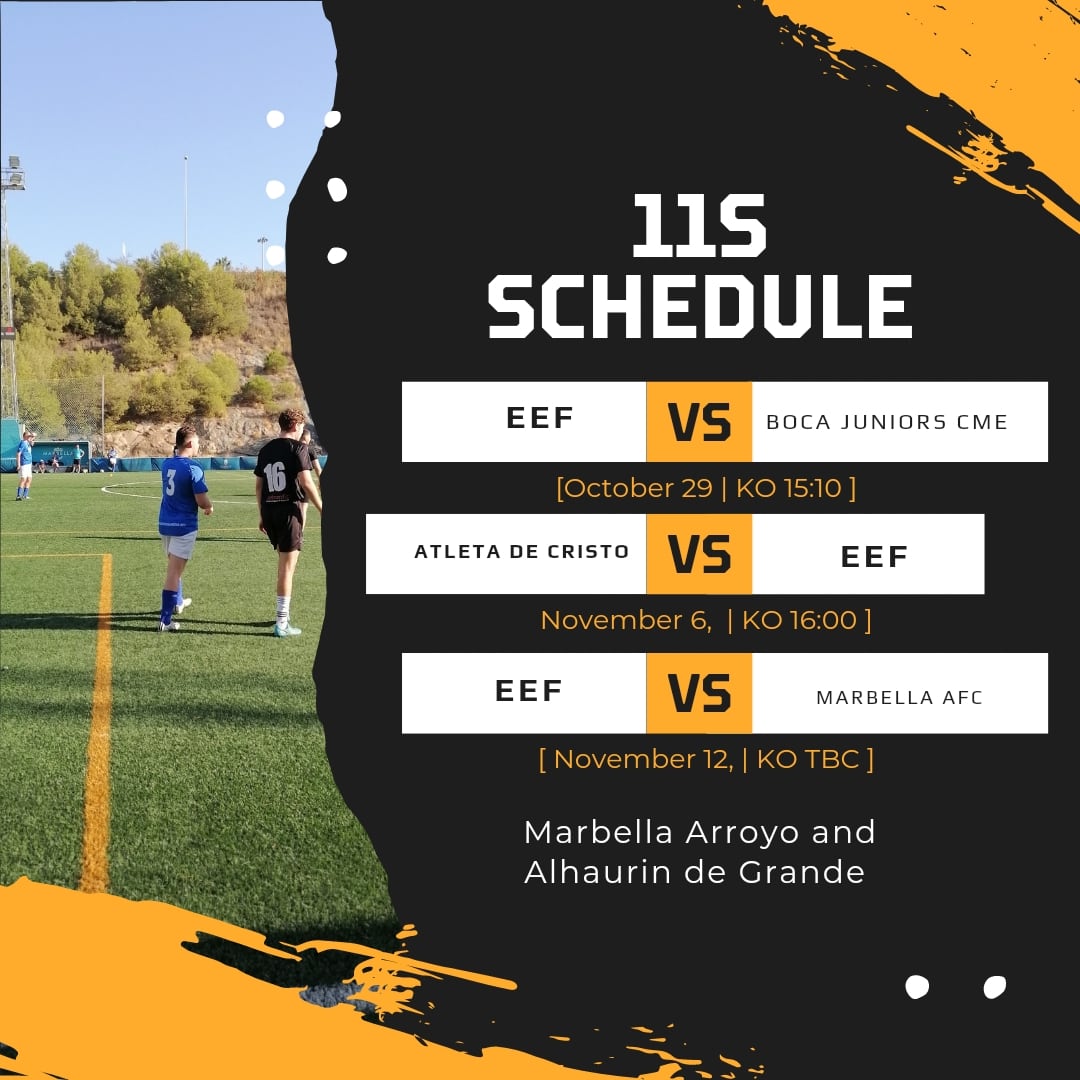 EefElite's tweet photo. Big games coming up 💥💥💥💪
#expatsclub #costadelsol #lovefootball #expats #spain https://t.co/MESdNtts0F