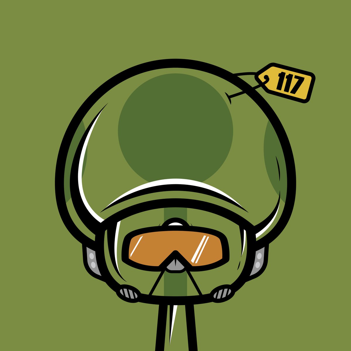 xShroomsNFT's tweet photo. To celebrate the release of #ModernWarfare2 today, here is an xShroom inspired by one of the all time greats! 🎮 #masterchief #halo #itsajoke #whereisghost https://t.co/VvmBj1oKE7