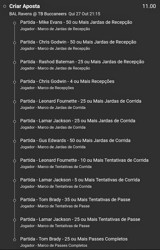 1DownOdds's tweet photo. 🏈 THURSDAY NIGHT 🏈

➡️ Palpite para Ravens x Tampa
➡️ Base em 50% das projeções 

#NFLnaESPN
#NFLTwitter #apostas #odds https://t.co/XcRkUYO6Mo