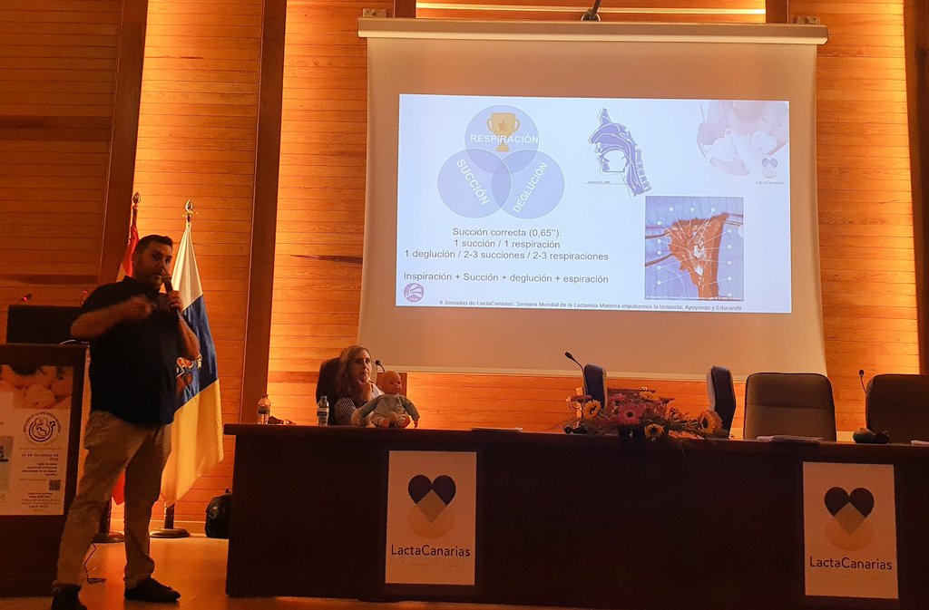 💜🤱 Finalizando las "II Jornadas de <a href="/LactaCanarias/">LactaCanarias</a>"  con la ponencia sobre #Fisioterapia y #LactanciaMaterna con <a href="/infoaupale/">Aúpale</a> 👌