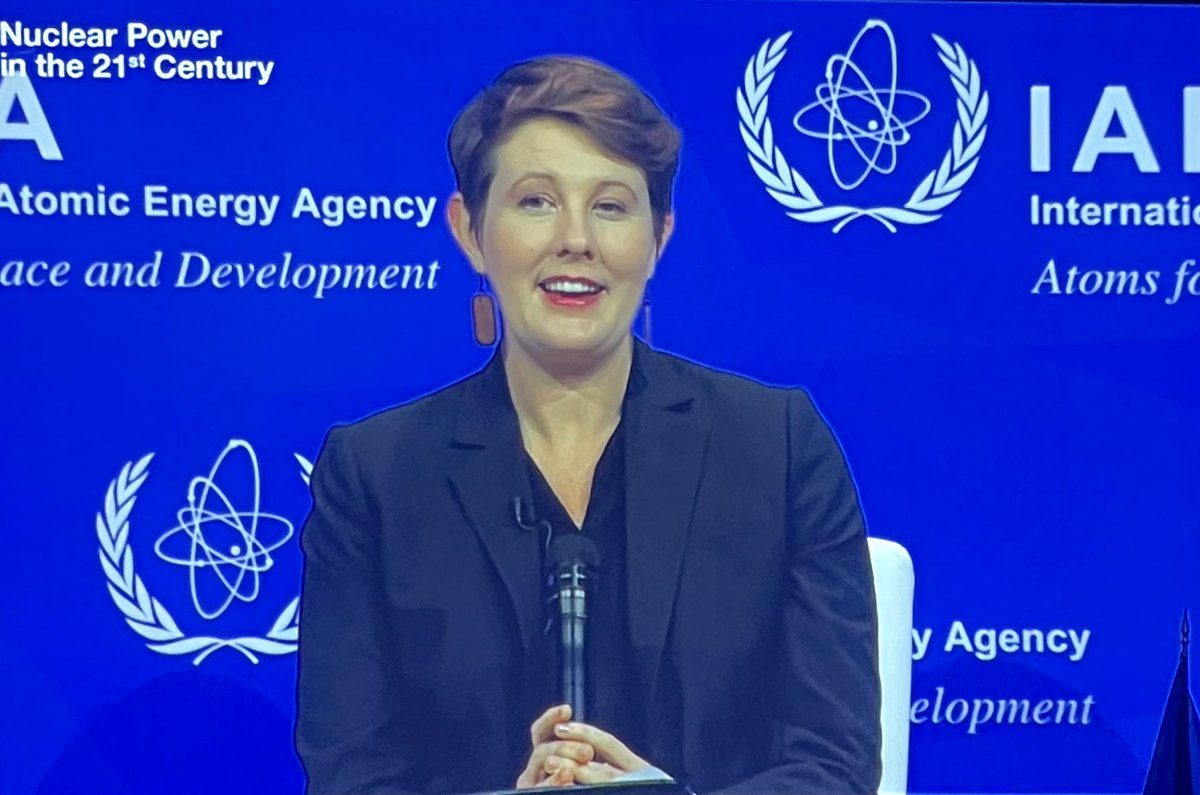 “We can only win this race against the climate if we are walking forwards and not backwards—every premature shutdown of a nuclear reactor is a step backwards.” - Katy Huff, Assistant Secretary for the Office of Nuclear Energy. We couldn’t agree more! ⚛️💫 #PoweredByNuclear