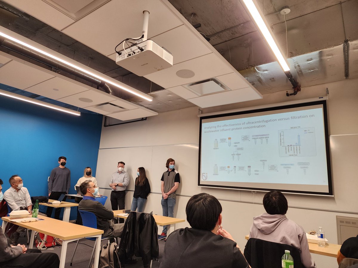 So proud of our wastewater team today, who gave a team presentation in the KIT-OTU symposium organized by the <a href="/DesaulniersLab/">Desaulniers Lab</a> today.