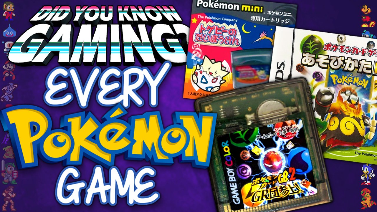 DidYouKnowGaming on Twitter: "NEW VIDEO - Every Pokemon Game That Never  Left Japan We dive into over 30 Pokemon games that never came to the United  States, spanning almost every Nintendo console