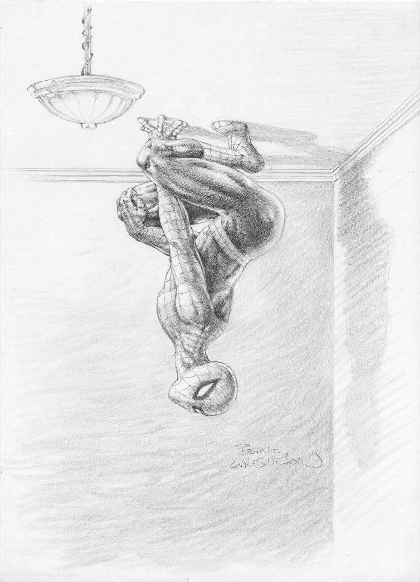 RT @EARTH_96283: Concept art by Bernie Wrightson for Spider-Man (2002) https://t.co/2Rfb1z0L0q