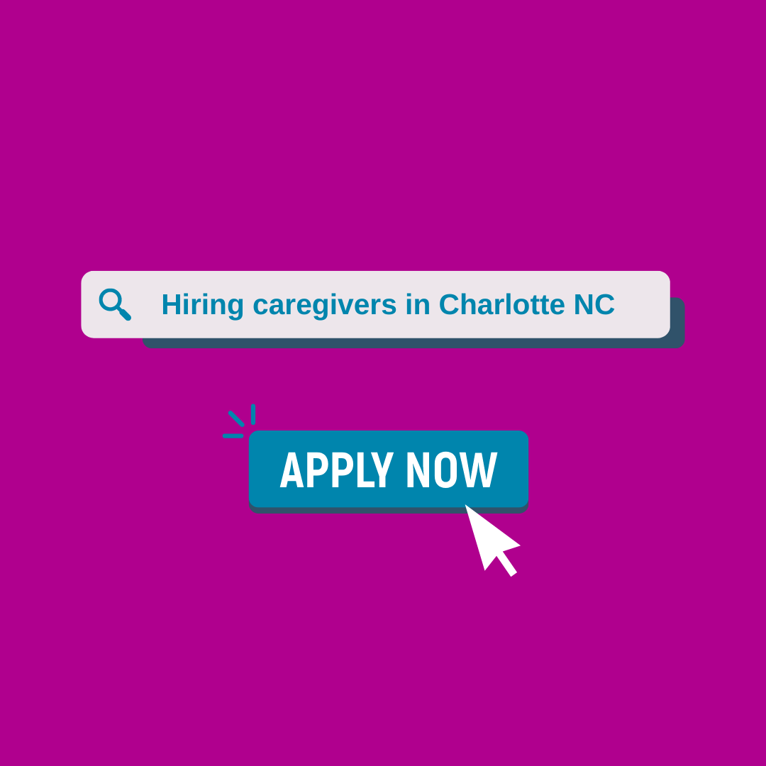 We’re hiring caregivers in the Charlotte, NC area! Benefits, flexibility, and more are offered to those who join our team! 🙌 Apply through our website and let’s get an interview scheduled with you this week! 👇 bit.ly/3jaIQPc #hiringcaregivers