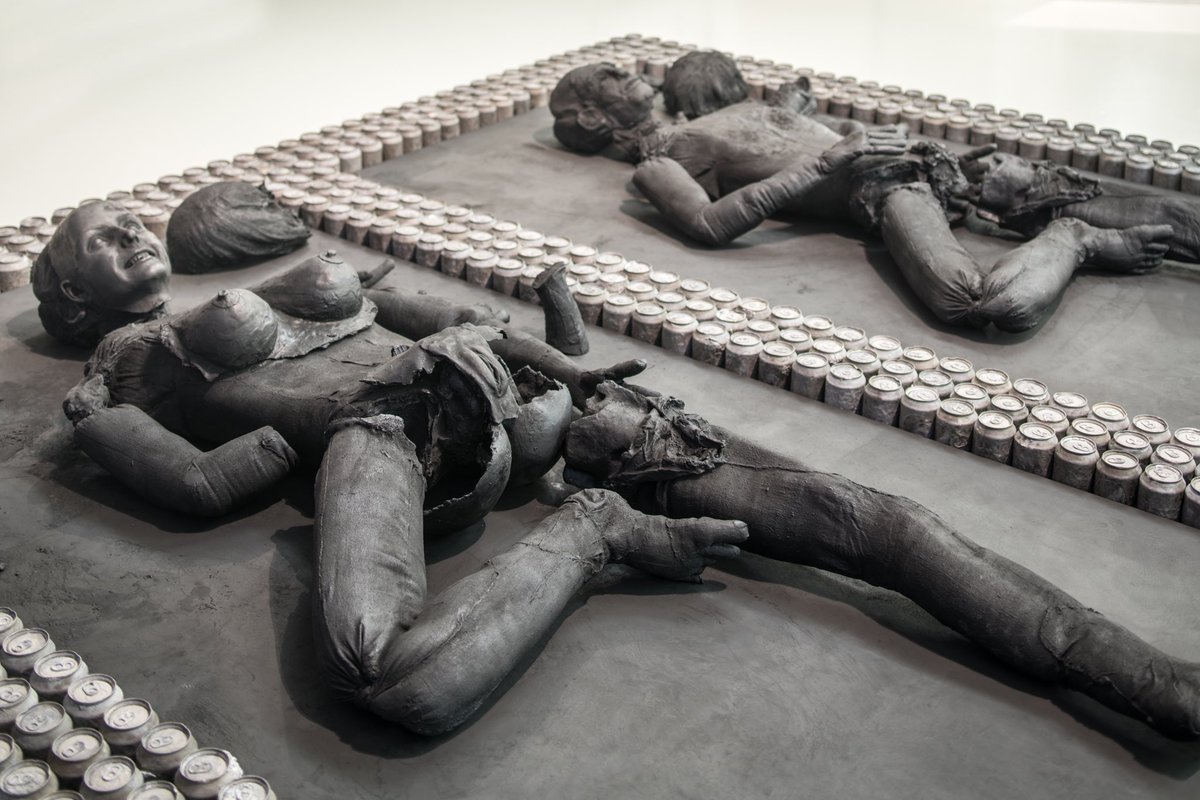 SOTIRIOSCORP's tweet photo. KAARI UPSON: NEVER ENOUGH last day to see this exhibition at Deste Foundation in Athens Greece. Curated by Dakis Joannou #kaariupson #DesteFoundation https://t.co/qd006lzHpc