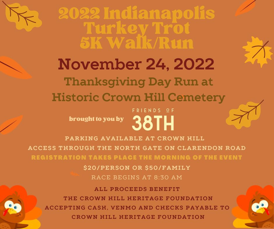 Friendsof38th's tweet photo. 2022 Indianapolis Turkey Trot is almost here! https://t.co/aUGedmFjKq