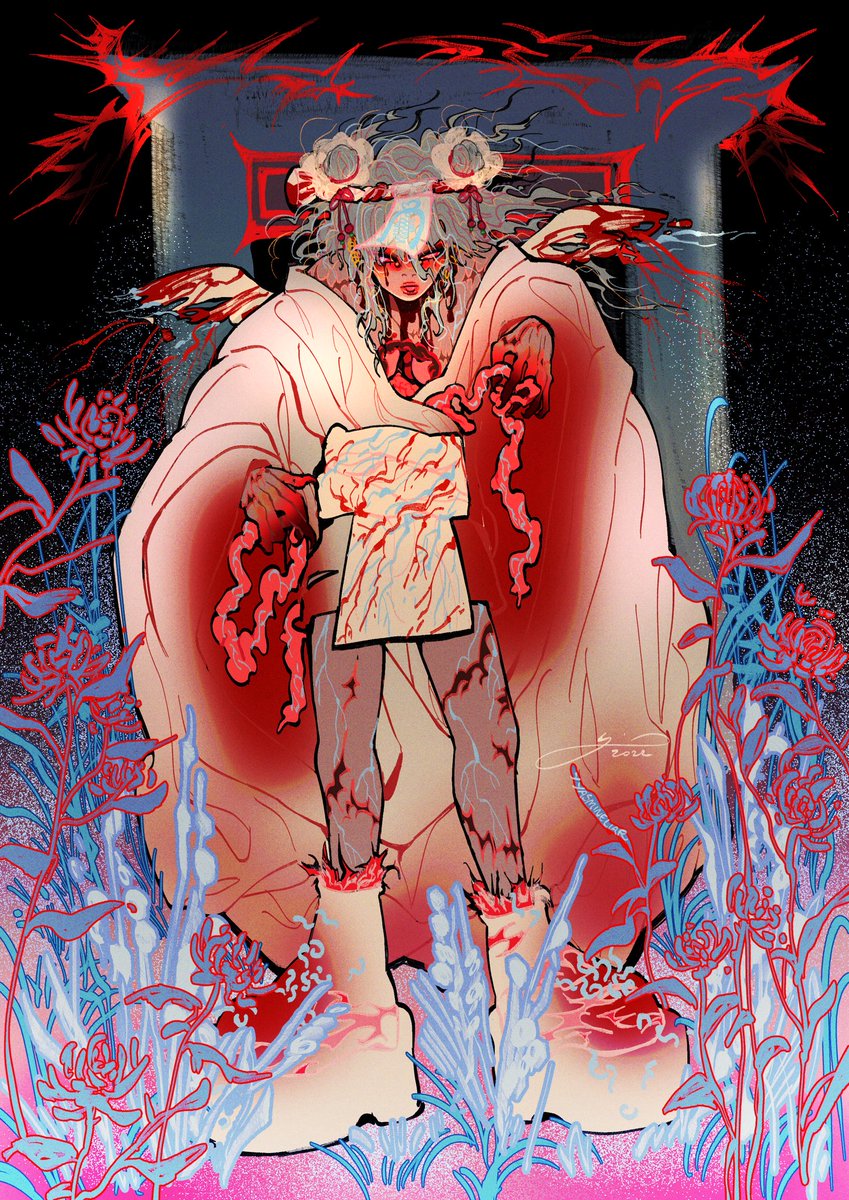 「graveyard haunter  #cutegoretober 」|yasmine 🧠 DTIYS + comms openのイラスト