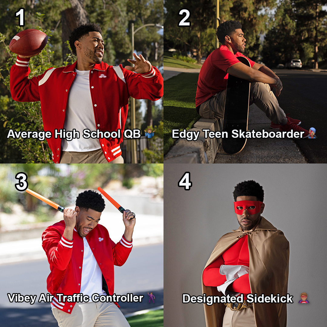 JakeStateFarm's tweet photo. Which Halloween costume are you rocking with? Lmk in the comments 👇🏽 https://t.co/AgZCAlgddL