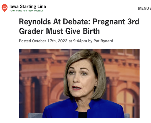 DeidreDeJear's tweet photo. Iowa deserves a governor who can lead with empathy, decency, and common sense. 

Clearly, that’s not Kim Reynolds. https://t.co/GKShqlPf9p