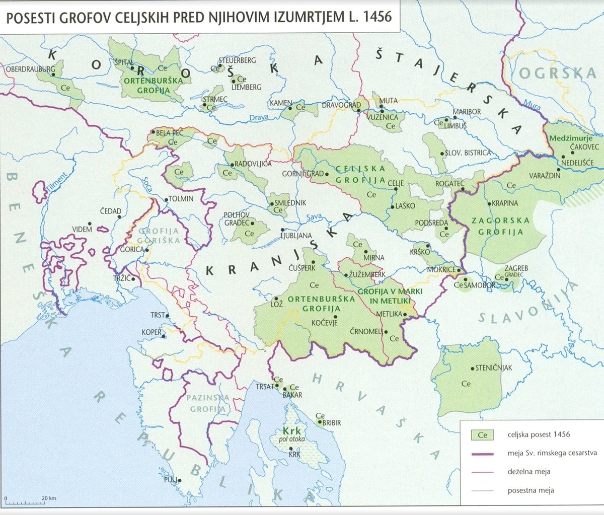 Antimon_Zg's tweet photo. Dinastija #Celjski u tom je trenutku bila među najmoćnijim magnatima čitavog Kraljevstva, toliko ugledna da je dala kralju Sigismundu kraljicu.
Bila je to Barbara (legendarna "crna kraljica"), kći grofa Hermana II Celjskog.
Vjenčanje je obavljeno 1408.g. u #Krapina. https://t.co/EAx2l5x6hC