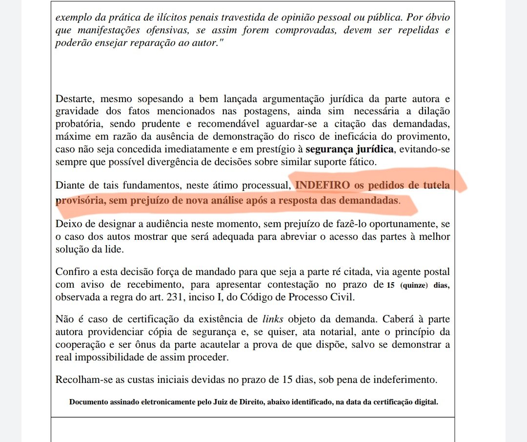 Janones entra na  justiça p remover da internet o vídeo denuncia feito pela Carla Zambelli sobre o assédio dele. PERDEU. Janones tá pronto para soltar uma denuncia falsa de abuso sexual contra o presidente Bolsonaro e uma menina venezuelana. Baixo, podre! Mas a justiça já sabe 😎