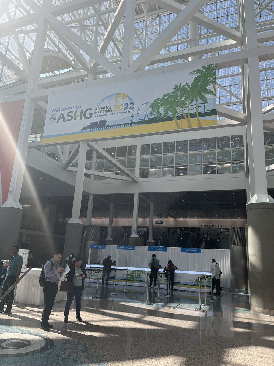 Making a lot of new connections so far at #ASHG22. Looking forward to talking to more colleagues about #AlzheimersDiseaseGenomics at my poster PB3474 starting at 3pm!