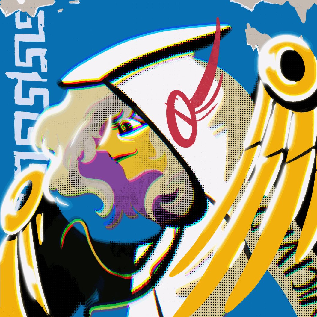 Gibbon_82's tweet photo. PT. 3 creating pfp derivatives of web3 figures I admire. @BonkersEth is a great guy and one of the best NFT educators/thread writers on twitter. His pfp is from the legendary @mrLakon. His MEIOS collection is some of my personal favorite glitch art of all time. Timelapse👇 https://t.co/fBSx0NxSg8