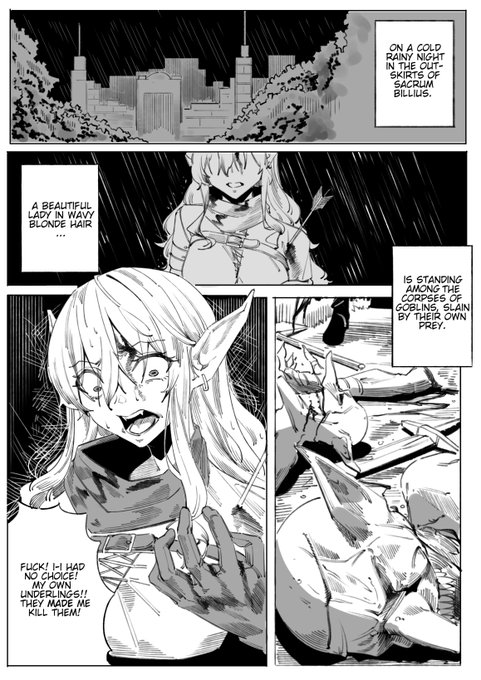 It is a bit messy that I had to do corrections on the dialogues, I had a good friend of mine to help on those part. I am sorry with this sloppy mess, I am trying my best but English is not my forte at all.

(I have reuploaded the manga with updated dialogues.) 