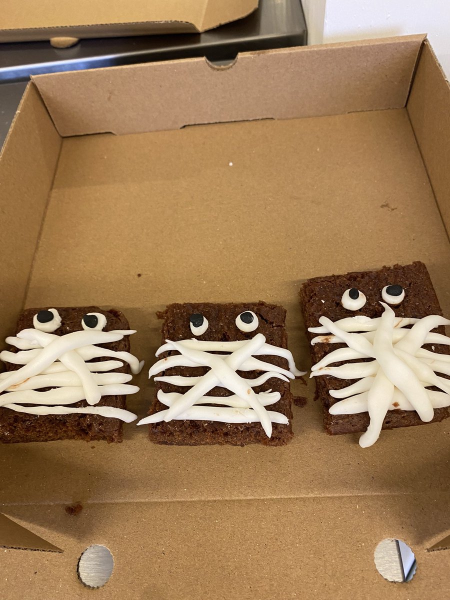 MySistersKitCIC's tweet photo. Just some of the fantastic creations the children made at our Fancy a Day Out cooking workshops. Can’t wait to see what tomorrow brings!! 🎃🐍😱 https://t.co/JcrrxcUM9B