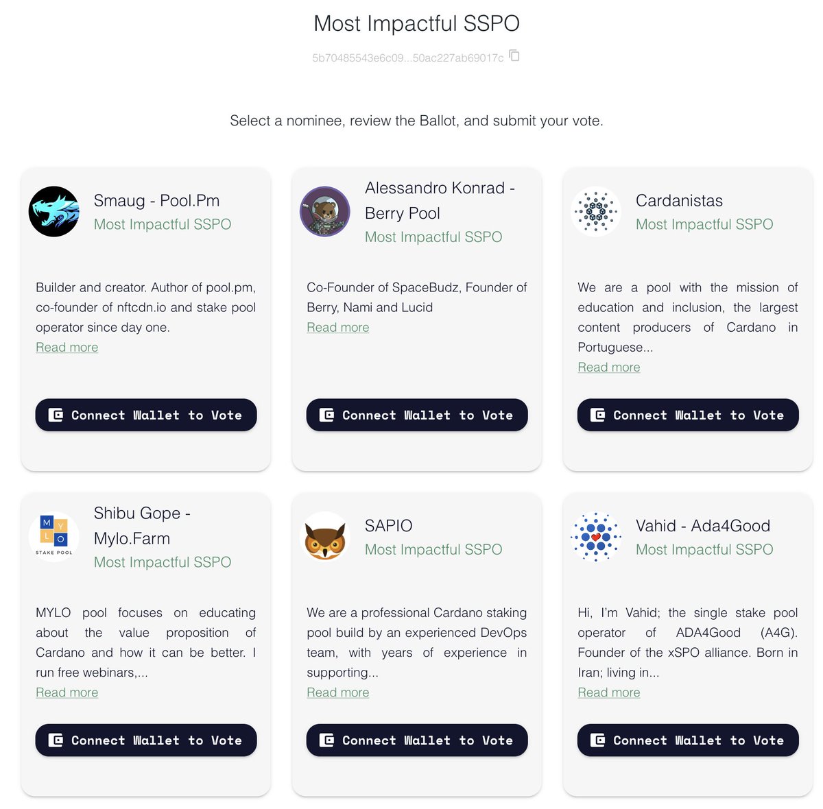MyloPool's tweet photo. MYLO has been nominated as one of the most impactful SSPO, which is a generous honor for my delegators.  I now need your support to win it.  Please vote for me as the most Impactful SSPO here:
https://t.co/JKVJ9qoKna

Please share the love by retweeting this tweet #Cardano  #ADA https://t.co/vGxAHbhaFy