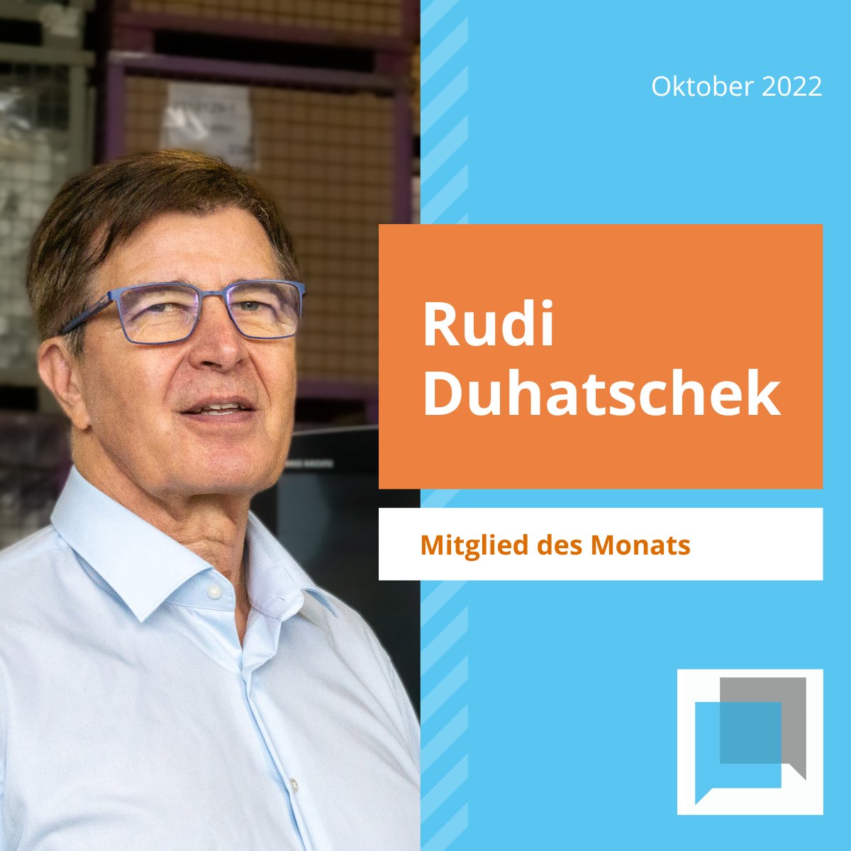 Unser Mitglied des Monats ist Rudi Duhatschek, der als #Unternehmensberater und #Coach unterwegs ist. Projekte: ERP-Einführungen &amp; verschiedene Einführungen von Produkt-Konfiguratoren mit Anbindung an Shop-Lösungen &amp; digitale Prozesse. Kontakt: ttps://tinyurl.com/27c8nluy #KMU