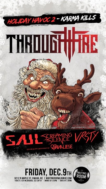 S4SBAND's tweet image. December 9th back at Waiting Room! Tickets on sale tomorrow!