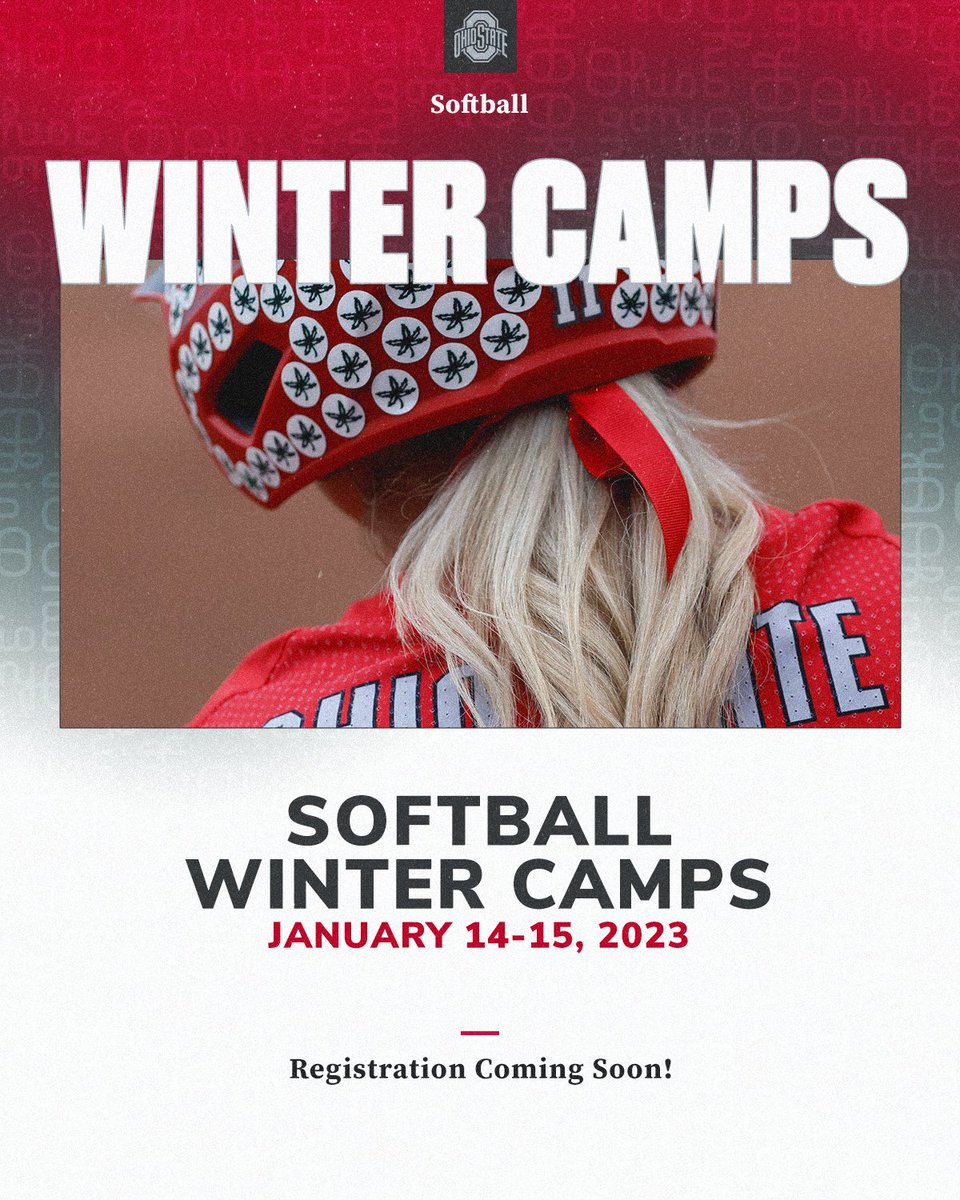 OhioStateSB's tweet photo. 📅 𝐒𝐀𝐕𝐄 𝐓𝐇𝐄 𝐃𝐀𝐓𝐄 📅

Our winter camps are scheduled for Jan. 14-15, 2023. Stay tuned for registration to open soon ‼️

#GoBucks https://t.co/QIP4GTiidZ