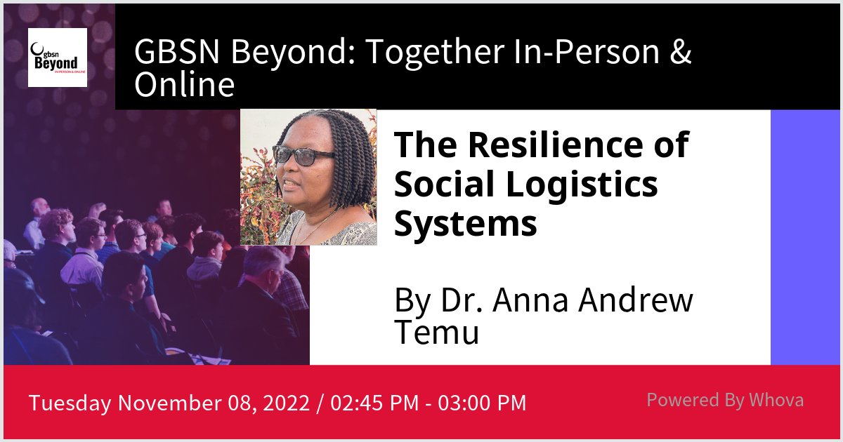 I am speaking at GBSN Beyond: Together In-Person &amp; Online. Please check out my talk if you're attending the event! #GBSNBeyond - via #Whova event app