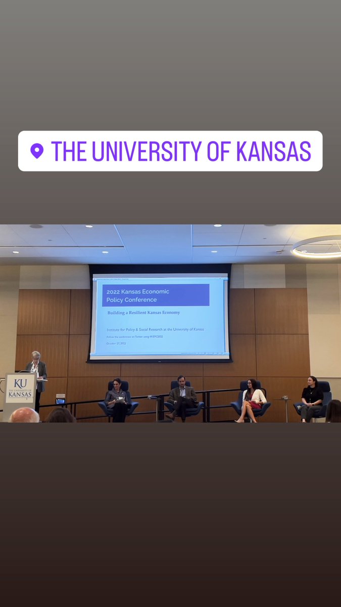 MichaelCauble's tweet photo. Fantastic discussions and data being shared at 2022 Kansas Economic Policy Conference! #infrastructure #Sustainability #ruralkansas @KU_IPSR https://t.co/UJCmnARh1d