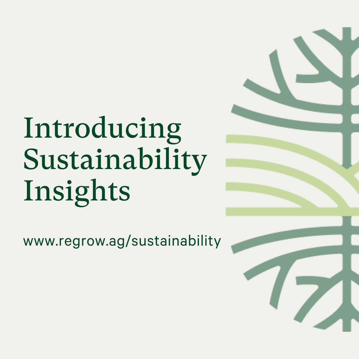 Calculate emission factors for supply sheds. Find the potential impact of regenerative practices. Assess trends in regenerative ag. Track emissions metrics over time. All with Regrow’s Sustainability Insights. Learn more: bit.ly/3TXNh06 #ESG #climateaction