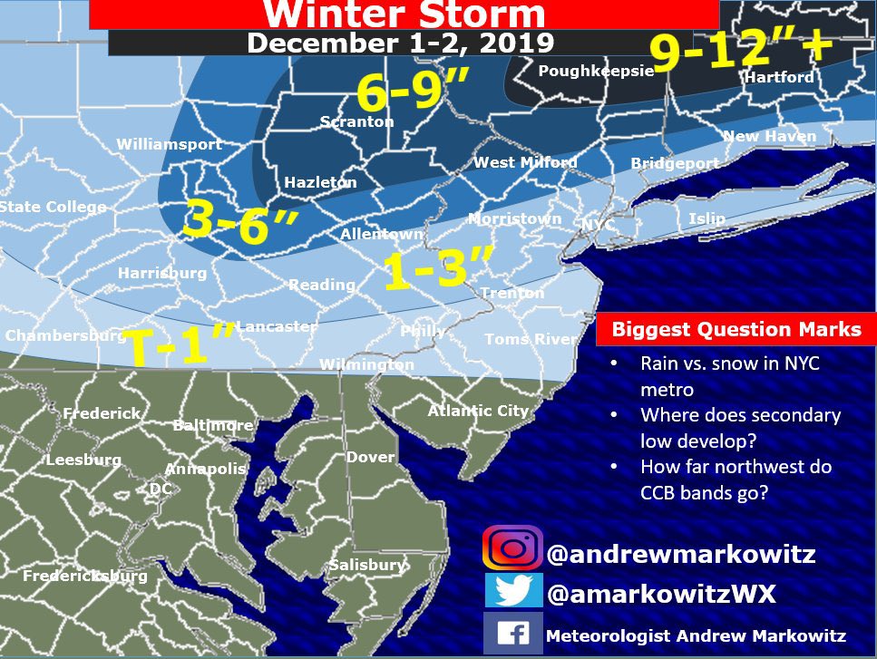 amarkowitzWX's tweet image. You could say I’ve come a long way when it comes to graphic design.

With today’s first snow, I decided it was finally time to create some fresh new snow map templates for this upcoming winter (including for DEN). Big thanks to @CTforecasting and @CristCacewx for the assistance.