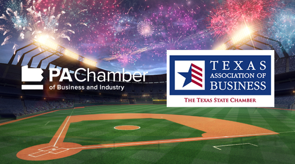 In the upcoming #WorldSeries, the <a href="/PAChamber/">Pennsylvania Chamber</a> and <a href="/txbiz/">Texas Association of Business</a> Presidents have a friendly wager on who will win, with bragging rights &amp; prized regional foods on the line.  We're betting on our <a href="/Phillies/">Philadelphia Phillies</a> bringing the Commissioner's trophy home! Ring the Bell!  bit.ly/3WcM2Mr