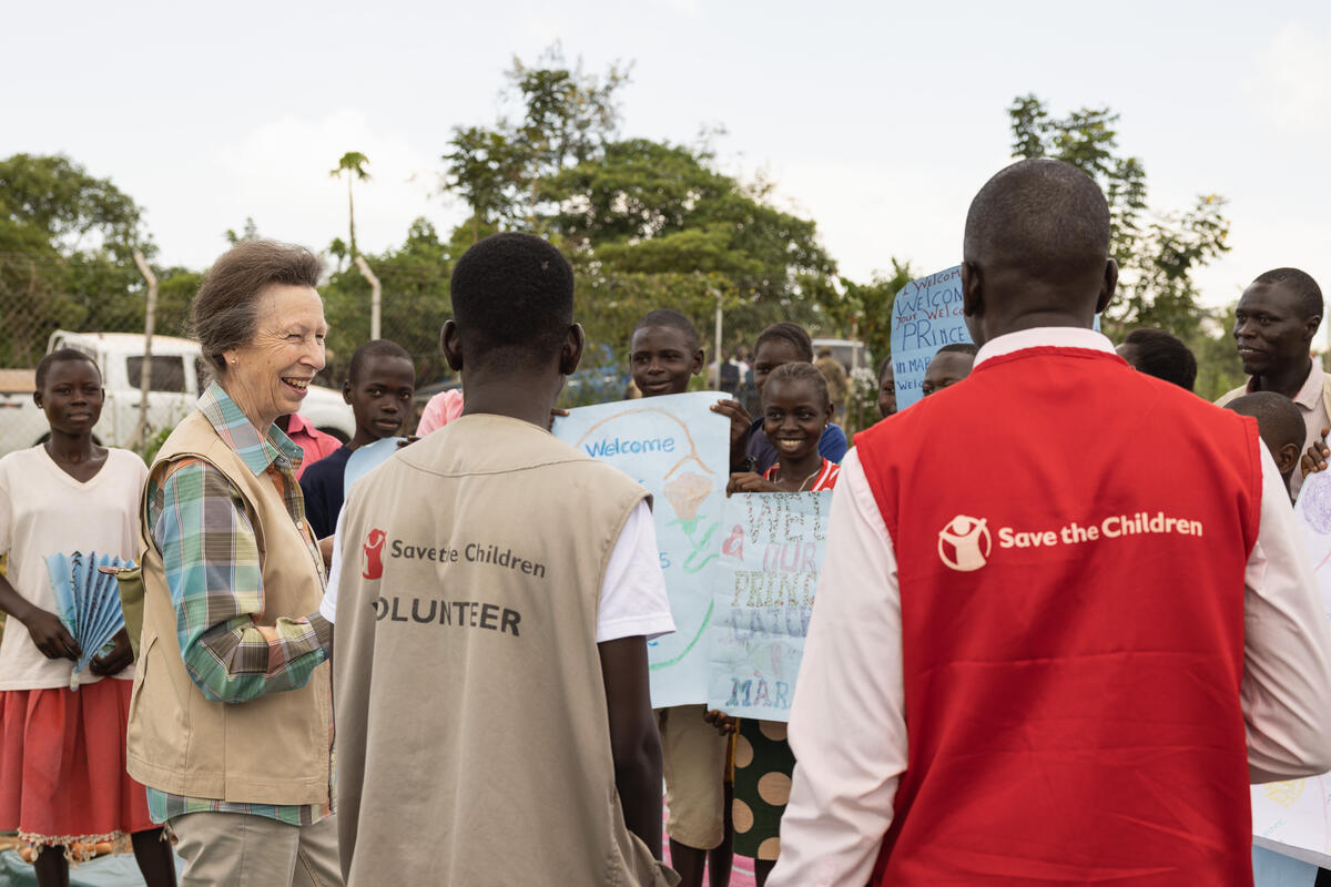 savechildrenuk's tweet photo. Today our Patron HRH The Princess Royal visited a refugee settlement in #Uganda and met families we support to learn more about the impact conflict in the DRC has had on children’s lives.

HRH has supported @savechildrenuk for over 50 years.

Learn more: https://t.co/I0JSCvKBd2 https://t.co/B9urMLtYeO