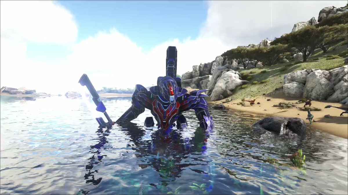 GamingCitize's tweet photo. Had fun with mek today 🙂 Killed some Hydras. #ARKSurvivalEvolved #MEK #gaming #Ragnarok #moddedark https://t.co/K2Hv5h37st