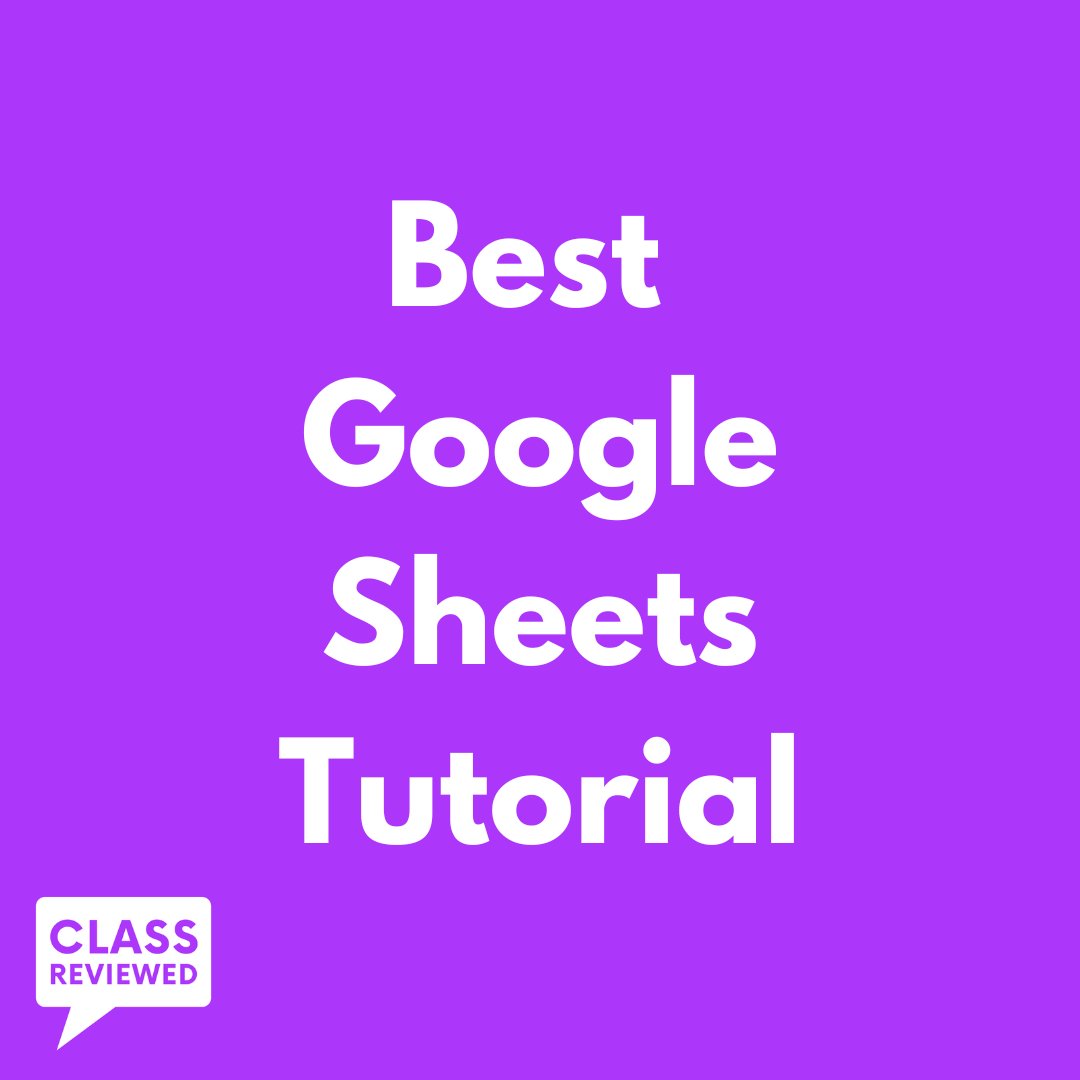 ClassReviewed's tweet image. Google Sheets Tutorial + FREE Google Sheets Templates:
classreviewed.com/google-sheets-…
❤️
#ClassReviewed #GoogleSheetsTutorial #GoogleSheetsTemplates