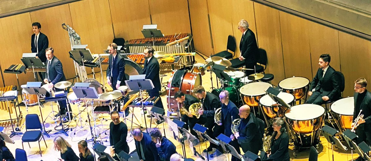 Wonderful concert from <a href="/TorontoSymphony/">Toronto Symphony</a> celebrating their centenary with 100 years of #film music.👏 The only thing missing? Full recognition of the epic TSO #percussion section who threw everything at us (including the kitchen sink)! Hats off Joseph, Charles &amp; #TeamPercussion 🥁