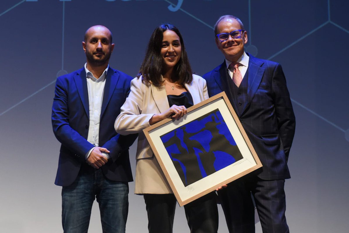 FAGEM_empresa's tweet photo. Torn de premia l’empresariat jove. Mariam Ayadi de @wipassofficial guanya la Menció al/la Jove Empresari/a d’aquests #PremisFAGEM #NitEmpresariatMaresme https://t.co/UU1lcpJ19w
