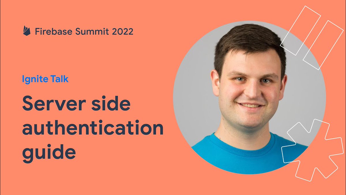 Need some tips on how to better secure data on the server using Cloud Functions and Firebase Authentication? ☁️🔥 Tune into this #FirebaseSummit Ignite Talk where @jhuleatt shares his Server Side Authentication Guide 📖 → goo.gle/3MZDWCK