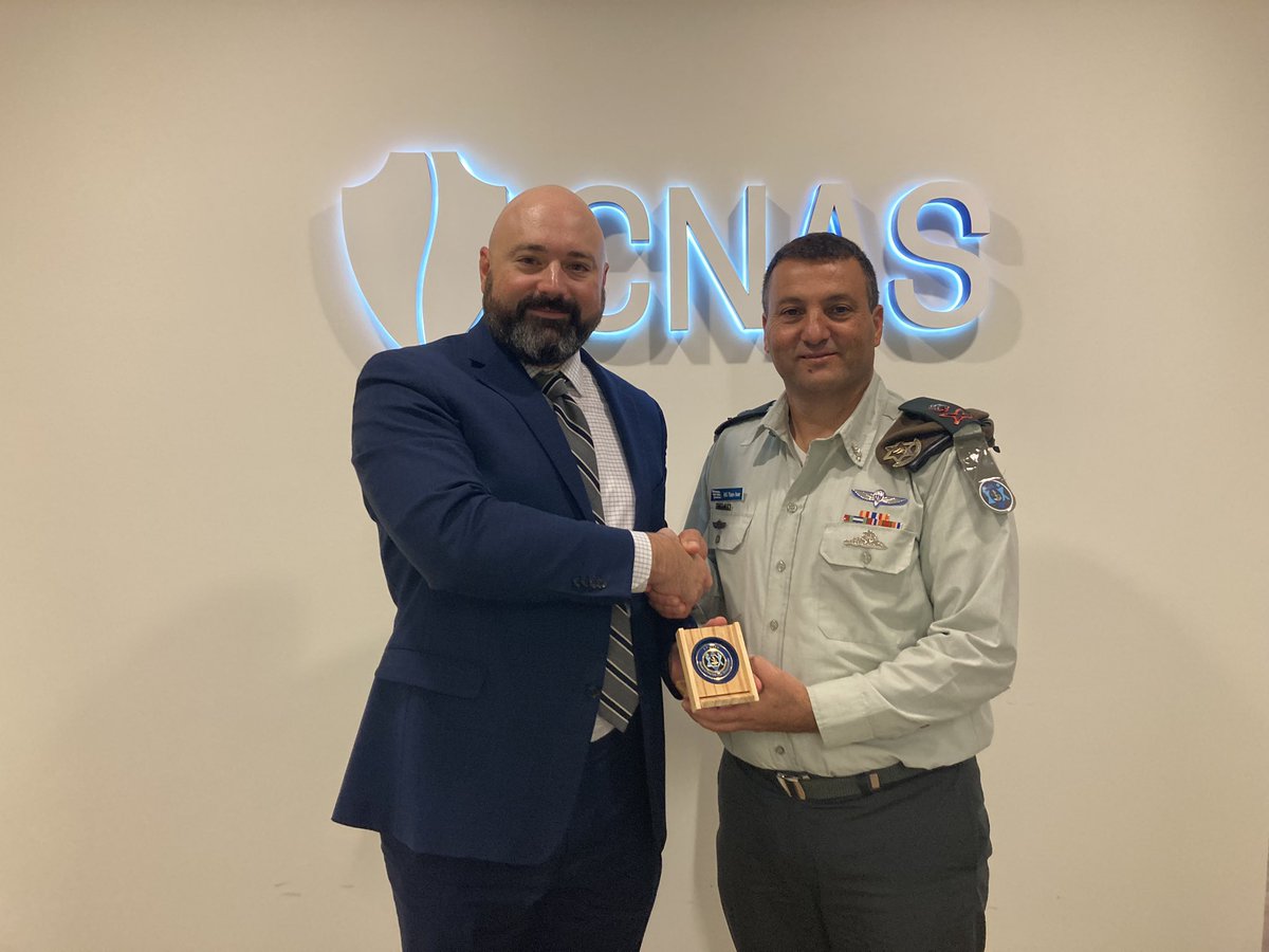 Yesterday, it was my pleasure to host MG Yaniv Asor, commander of the @idfonline Personnel Directorate and J1, along with my colleague @klkuzminski. We discussed a range of issues related to recruitment and retention.