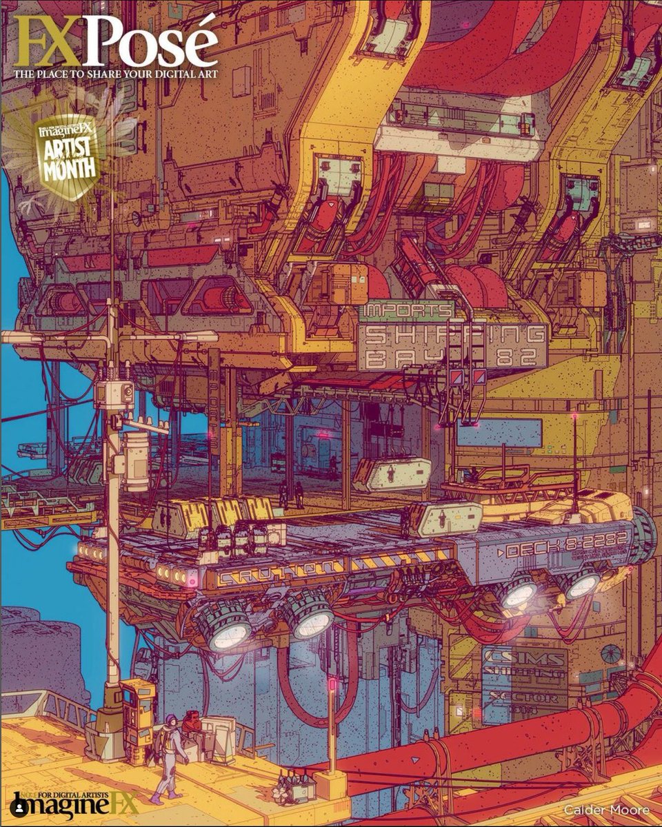 Ya boy got Artist Of The Month on <a href="/imaginefx/">ImagineFX Magazine</a>! 

So stoked for the upcoming issue with my art in it😁❤️❤️