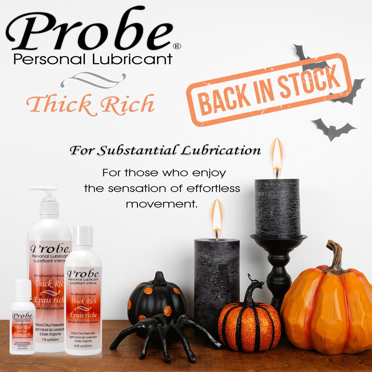 ProbeLube's tweet photo. PSA Probe Thick RICH - Your favorite lube is back in stock! https://t.co/TkfUhxmzUR