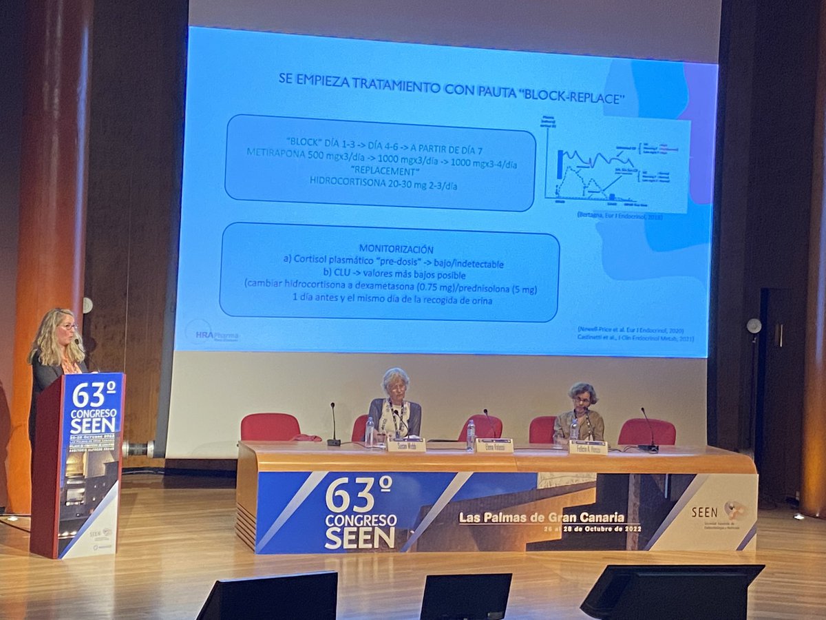 Dra Elena Valassi , caso clínico complejo de Sd Cushing cíclico tratado con metirapona. 
#EmbajadoraSEEN #SEEN2022
@SociedadSEEN @NeuroendocrinoS @EndocrinoVH