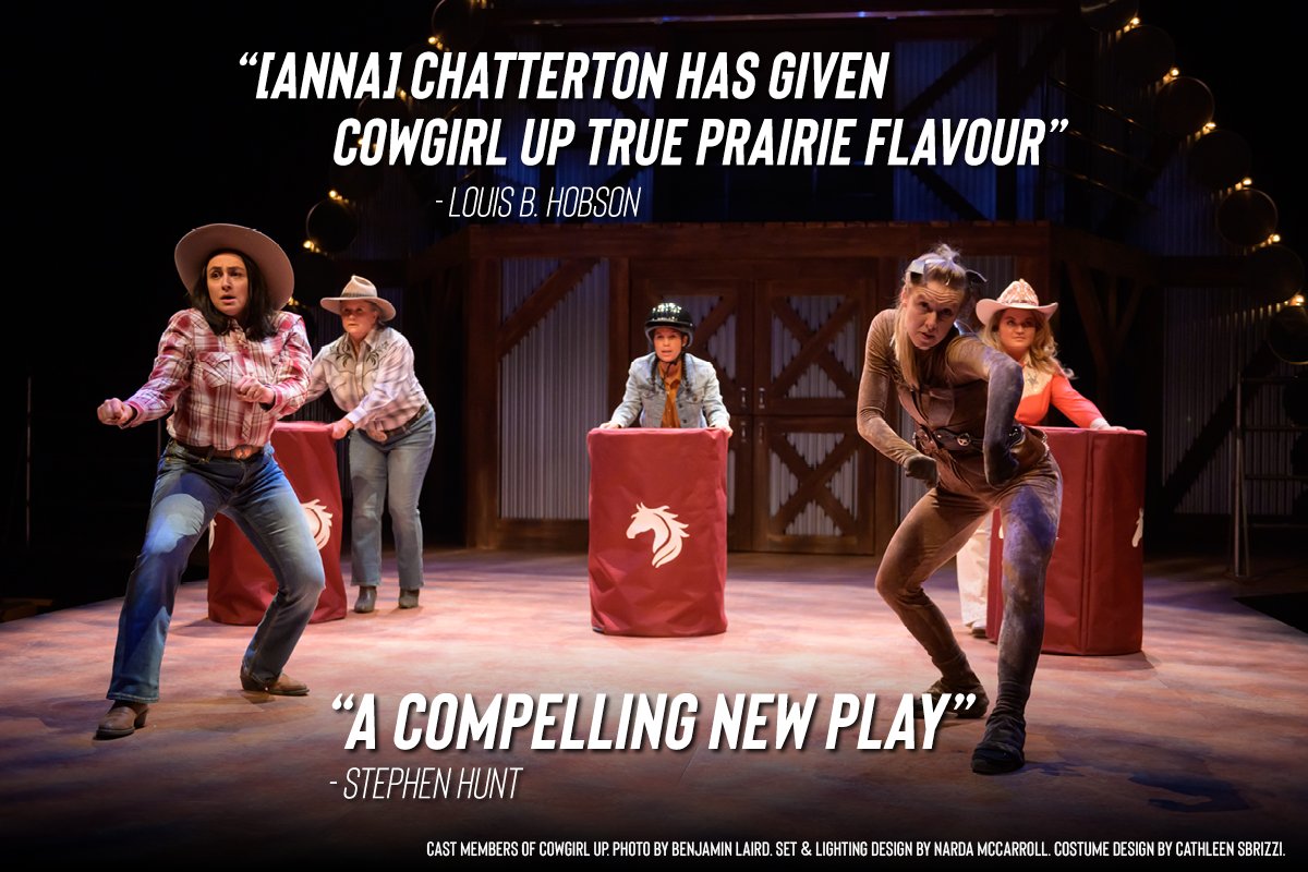 ABTHEATREPRJCTS's tweet photo. ONLY 5 PERFORMANCES REMAINING! Catch the compelling, high-energy fun of Cowgirl Up before is closes Oct 30! 
📷️ Photos by Benjamin Laird Photography. #atpcowgirlup

Get tickets here: https://t.co/jo5xM9RVsj https://t.co/yBhP2D2sSA