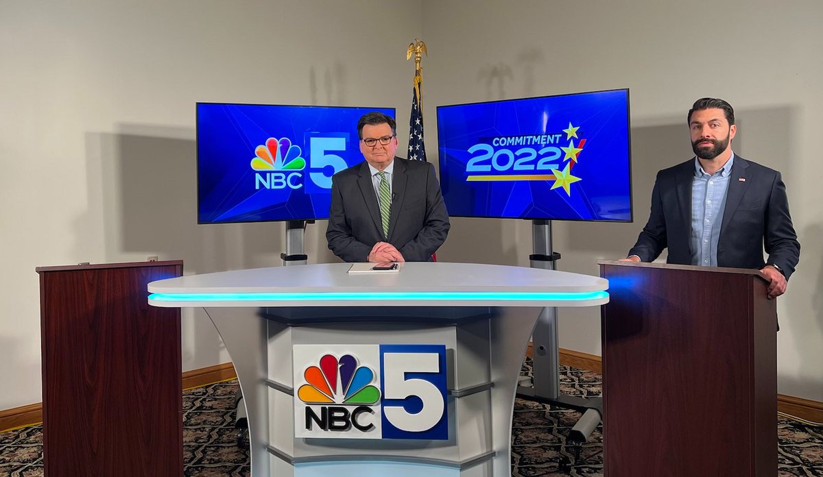 I just stepped off what should have been the debate stage, except Elise Stefanik chickened out and failed to show up. I stayed and spoke with <a href="/MyNBC5/">MyNBC5</a> about the issues that matter in #NY21 because I believe voters deserve to hear from the candidates. Elise Stefanik does not.