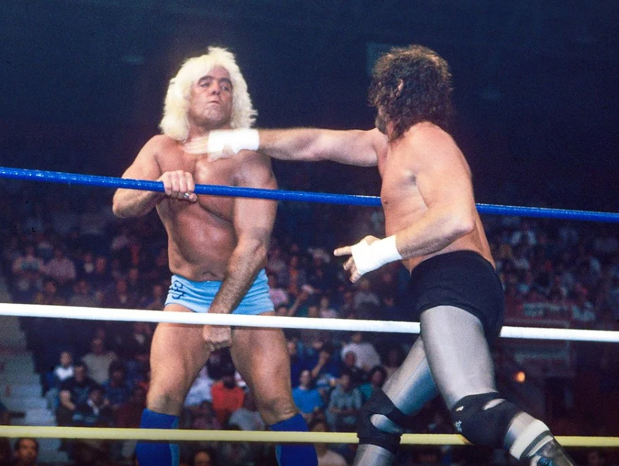 curtjerkers's tweet photo. On an upcoming episode of #TBTM, we're looking back to an all-time classic at Clash of the Champions IX between @RicFlairNatrBoy &amp; Terry Funk!

Have a question for Ric about the match? Drop it in the comments with #AskNaitch and he might answer yours! https://t.co/2bUfYKFXV2