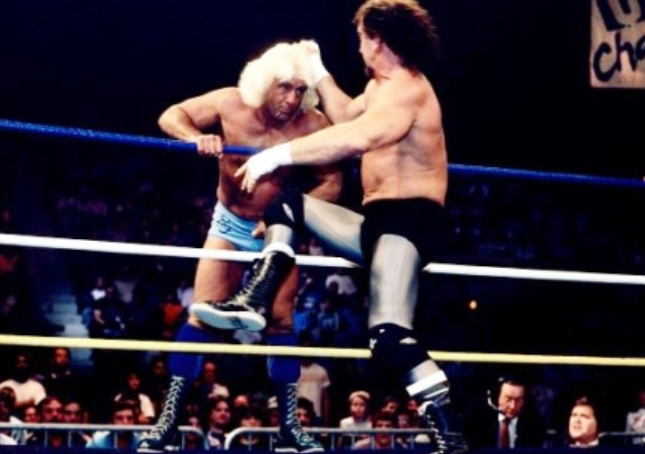 curtjerkers's tweet photo. On an upcoming episode of #TBTM, we're looking back to an all-time classic at Clash of the Champions IX between @RicFlairNatrBoy &amp; Terry Funk!

Have a question for Ric about the match? Drop it in the comments with #AskNaitch and he might answer yours! https://t.co/2bUfYKFXV2